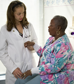 Dr. Yvette Rooks & patient