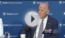 Joe Biden visits Duke University Medical School
