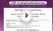 Medical Coding Continuing Education